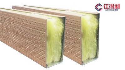 體育館吊頂木紋鋁方通吸音 體育館吊頂木紋鋁方通吸音